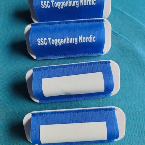 Correas para esquí con impresión personalizada